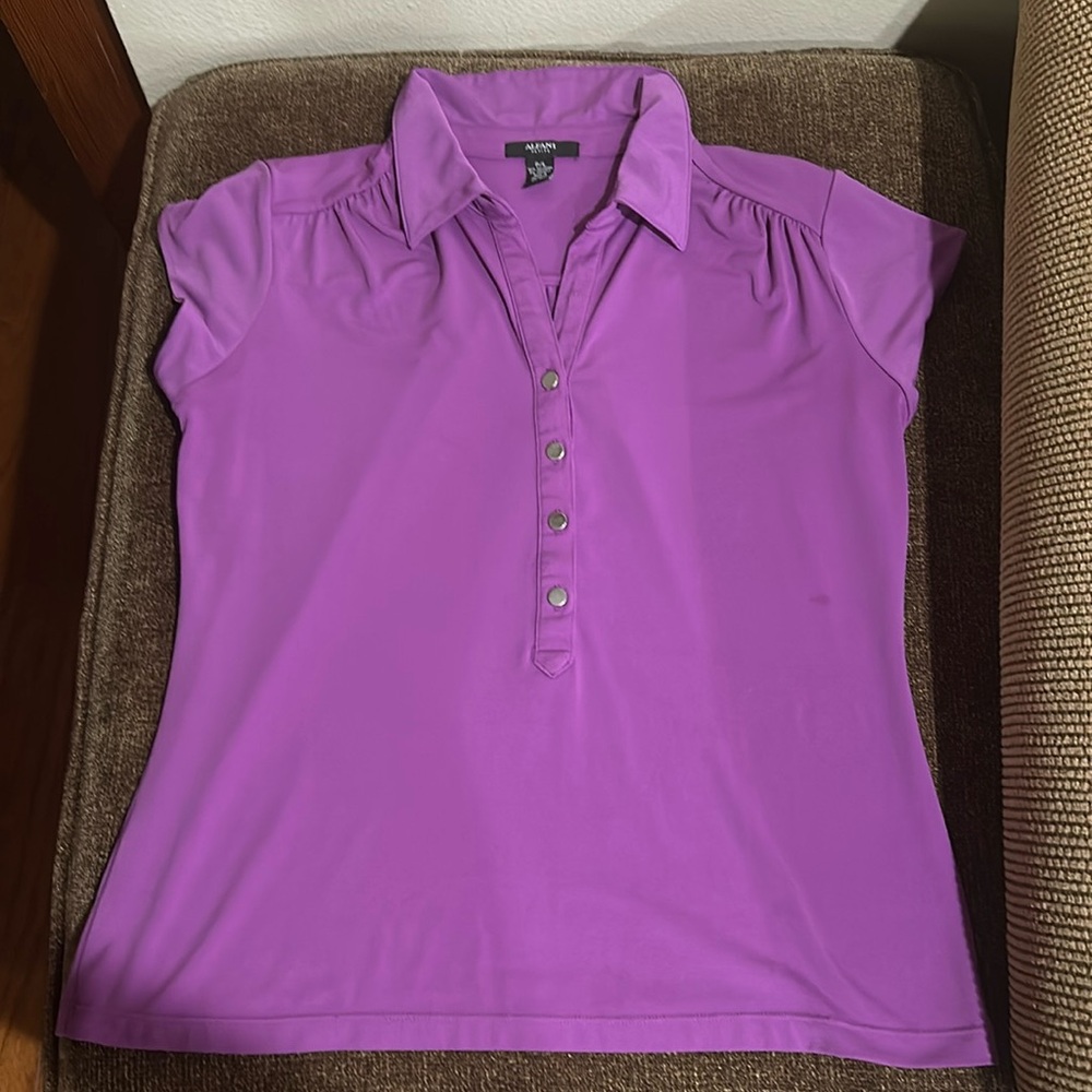 Alfani Petite Purple Blouse